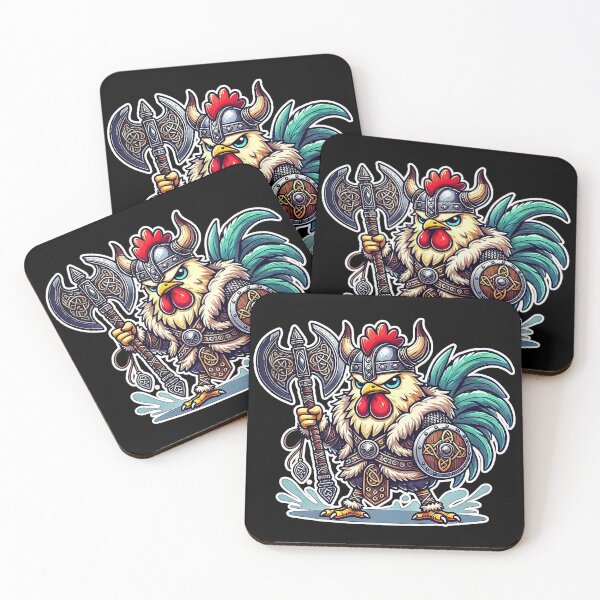 Item preview, Fun and Impressive Kawaii Viking Rooster designed and sold by lAnJefurtifeu.