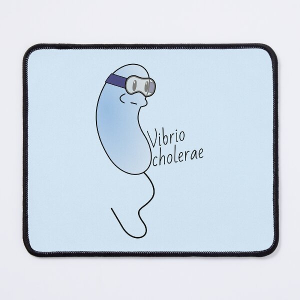 Item preview, Cholera: Vibrio cholerae - Cute Bacteria designed and sold by MicroMarket.