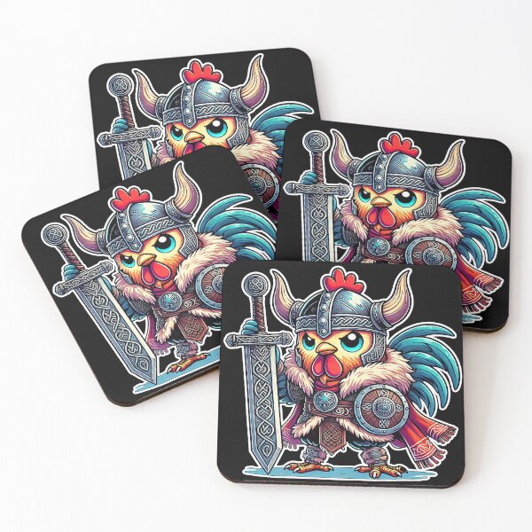 Item preview, Fun and Impressive Kawaii Viking Rooster designed and sold by lAnJefurtifeu.
