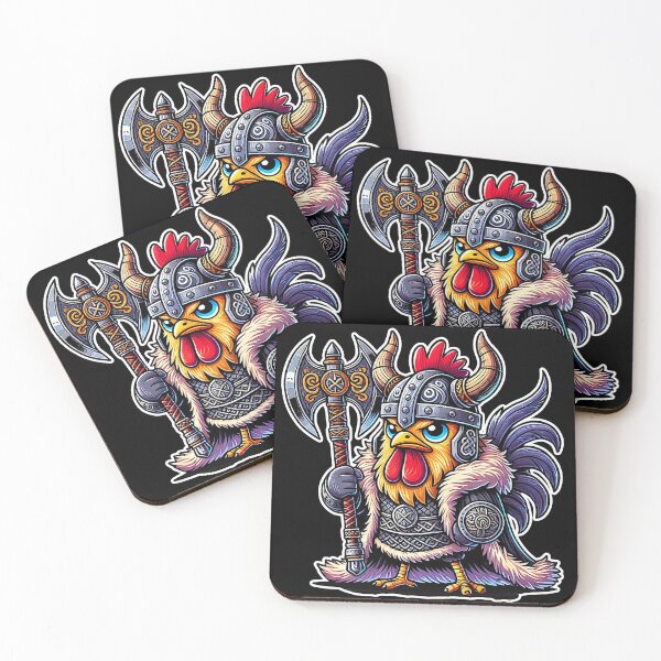 Item preview, Fun and Impressive Kawaii Viking Rooster designed and sold by lAnJefurtifeu.