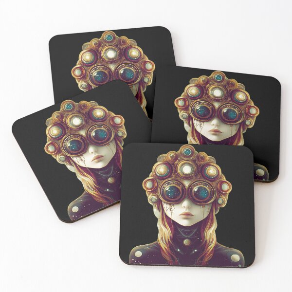 Item preview, Futuristic cyberpunk, Girls With Glasses No 5.  designed and sold by Shoot-The-Moon.
