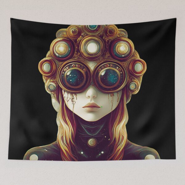 Item preview, Futuristic cyberpunk, Girls With Glasses No 5.  designed and sold by Shoot-The-Moon.