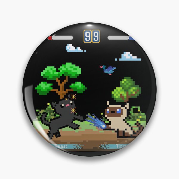 Item preview, Pixel Paws Showdown – Retro Arcade Cats designed and sold by I-RDesign.