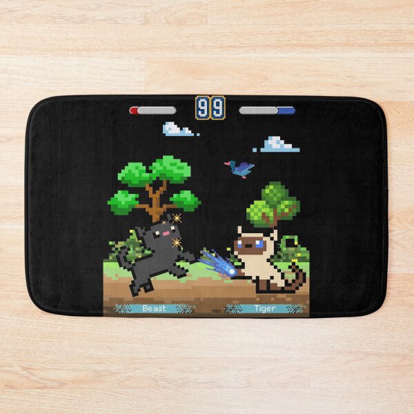 Item preview, Pixel Paws Showdown – Retro Arcade Cats designed and sold by I-RDesign.