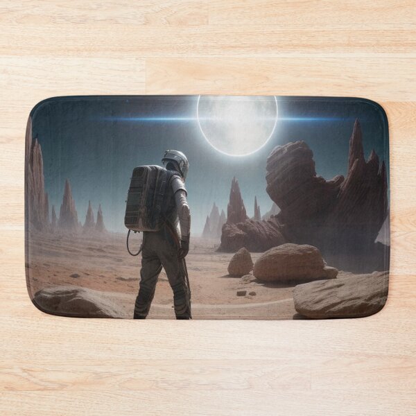 Item preview, Time Traveler Exploring Desert Planet designed and sold by highplacidity.