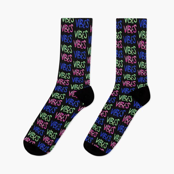 Item preview,  Vibes Word Art (Blue Green and Pink)  designed and sold by ClearAndHappy.