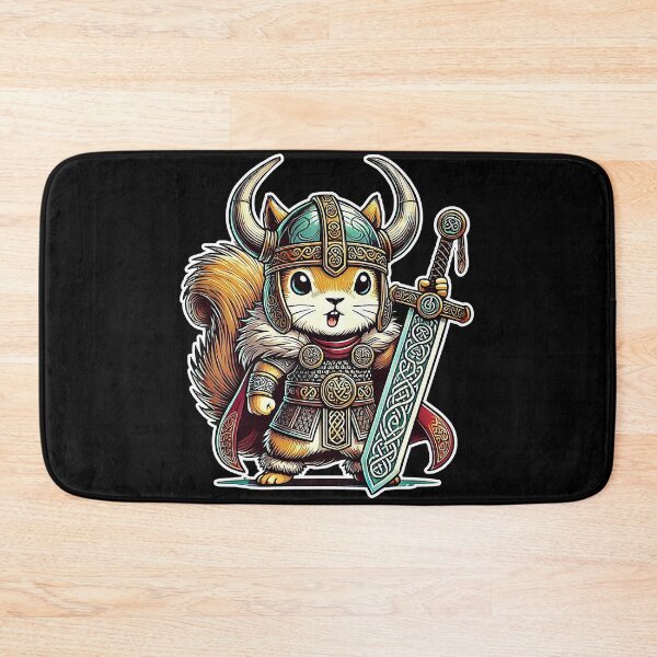 Item preview, Fun and Imposing Kawaii Viking Squirrel designed and sold by lAnJefurtifeu.