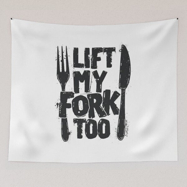 Item preview, lift my fork too  designed and sold by Ismartista.