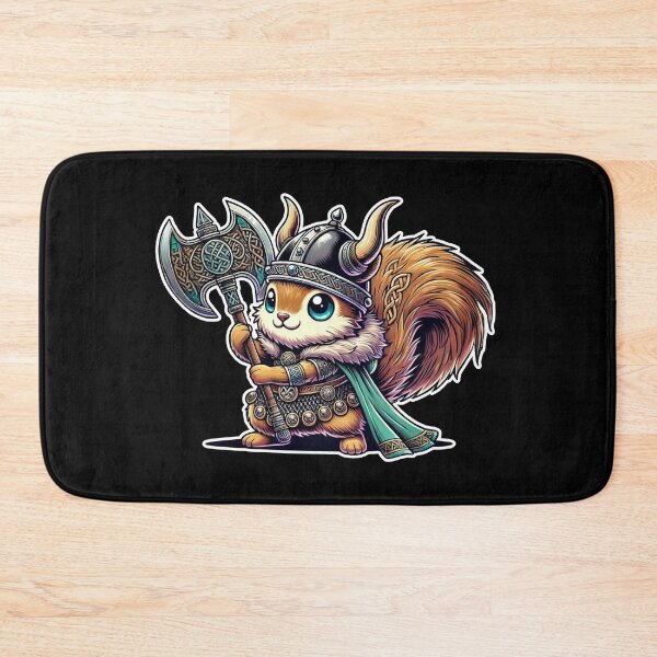 Item preview, Fun and Imposing Kawaii Viking Squirrel designed and sold by lAnJefurtifeu.