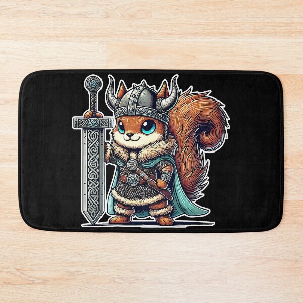 Item preview, Fun and Imposing Kawaii Viking Squirrel designed and sold by lAnJefurtifeu.