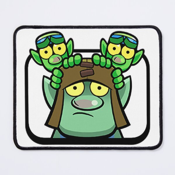 Item preview, Goblin Giant Afraid - Clash Royale Inspired Design designed and sold by ClashInAShort YT.