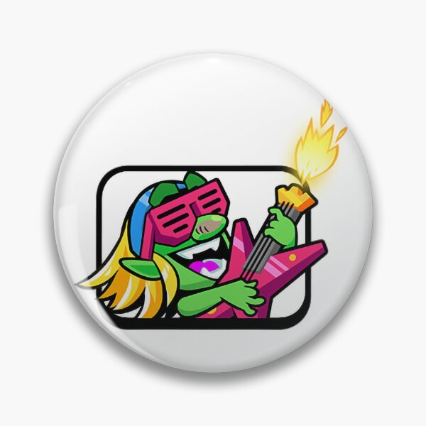 Artikelvorschau, Goblin-Gitarrenfeuer – von Clash Royale inspiriertes Design entworfen und verkauft von ClashInAShort YT.