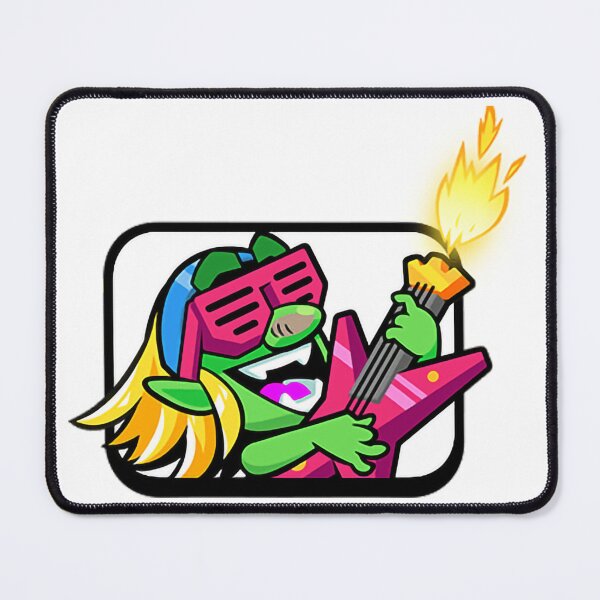 Artikelvorschau, Goblin-Gitarrenfeuer – von Clash Royale inspiriertes Design entworfen und verkauft von ClashInAShort YT.
