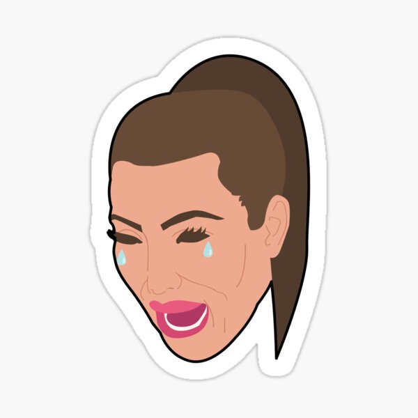 Aperçu de l'œuvre Kim K en pleurs créée et vendue par the-craft-shop.