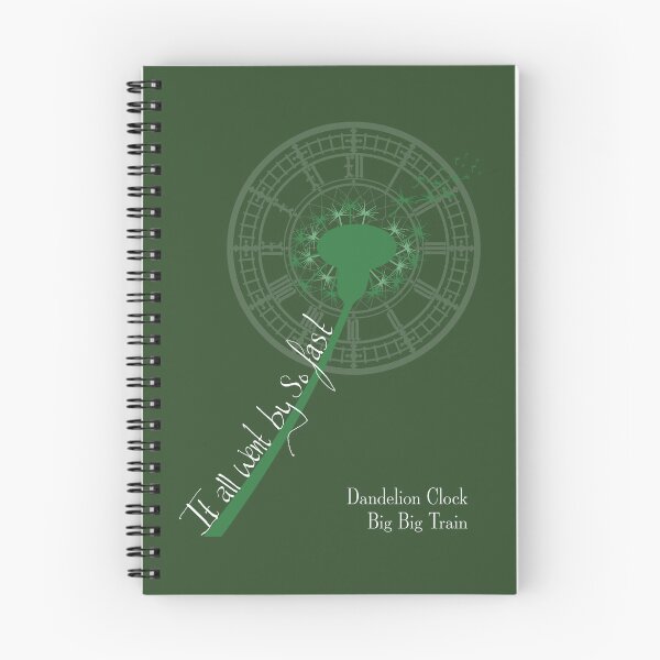 Item preview, Dandelion Clock - Big Big Train - All Went By (White Text) designed and sold by DescribeThePath.