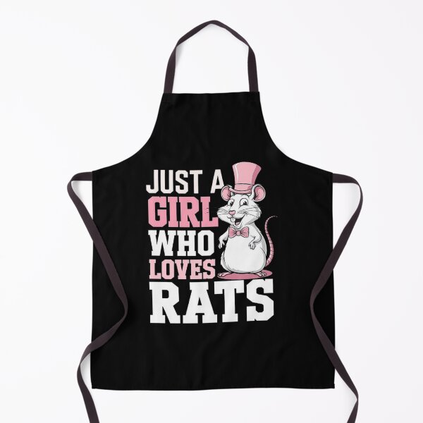 Item preview, Just a Girl Who Loves Rats - Cute Cartoon Rat Lover Design designed and sold by love3617.