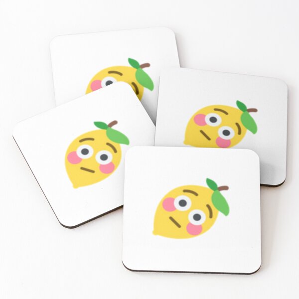 Item preview, Blushie Lemon - Emoji Icon designed and sold by MelterSkelter.