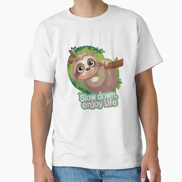 Item preview, sloth bear, cute slow down, enjoy life, kawai sloth, bay sloth, baby sloth pictures  designed and sold by FIOLITA30.