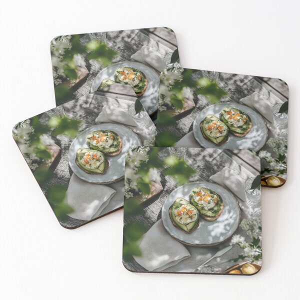 Item preview, Fresh brunch spread in a garden designed and sold by anytka.