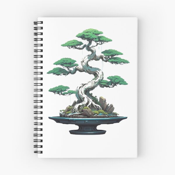 Item preview, Serene Bonsai Tree Art - Tranquil Japanese Garden Landscape - Minimalist Nature Artwork designed and sold by kanjxtan.