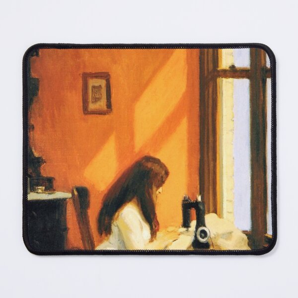 Item preview, Edward Hopper - girl at asewing machine  designed and sold by irynaartbyim.