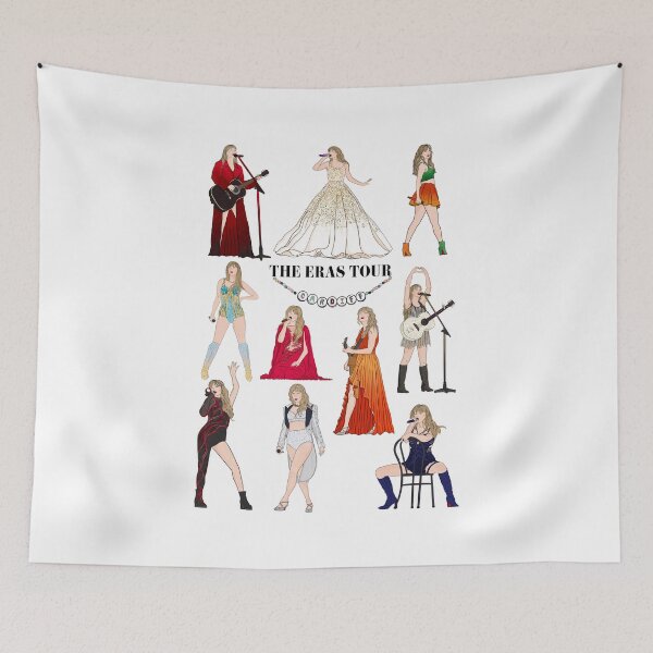 Item preview, The Eras Tour  // Cardiff // Handdrawn poster designed and sold by damnfinecuppa.