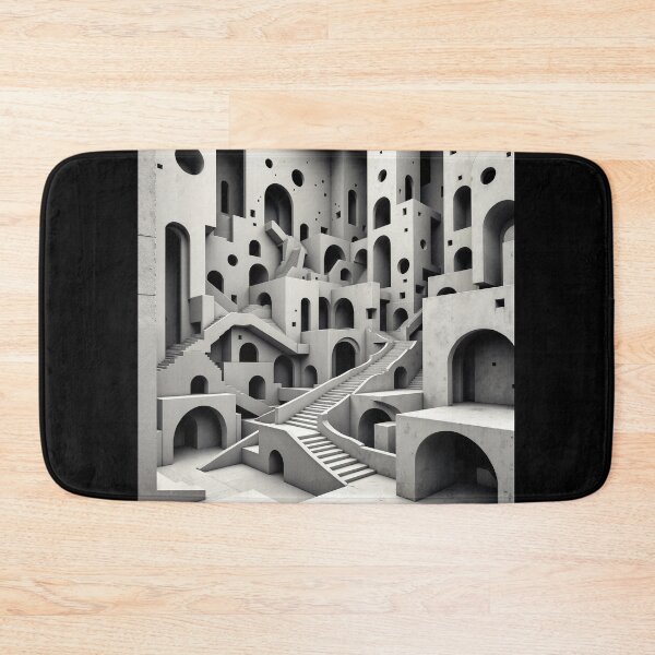 Item preview, Escher-Inspired Geometric Illusion designed and sold by ArtVibesX.