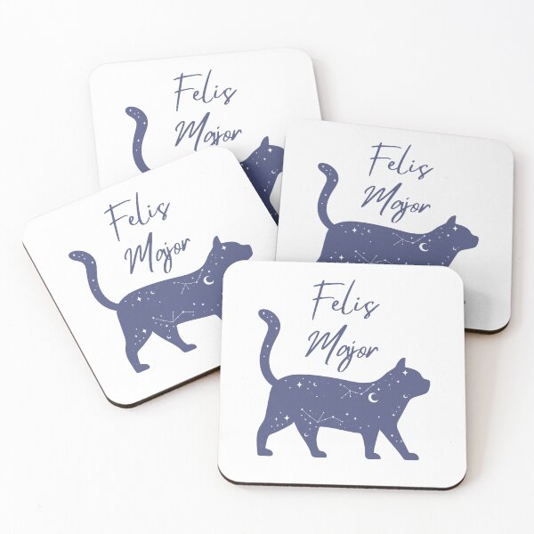 Item preview, Felis Major Cat Constellation Night Sky designed and sold by Night Bloom Designs.