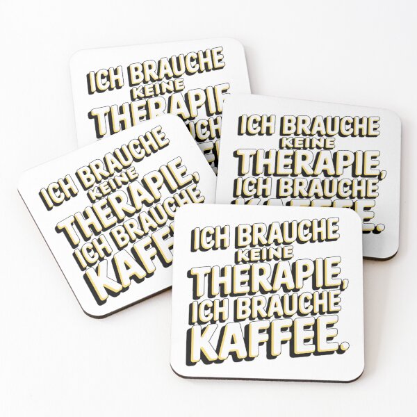 Item preview, Ich brauche keine therapie ich brauche kaffee  designed and sold by Coollzone.