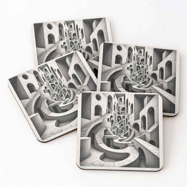Item preview, Escher - Surreal Infinite World designed and sold by ArtVibesX.