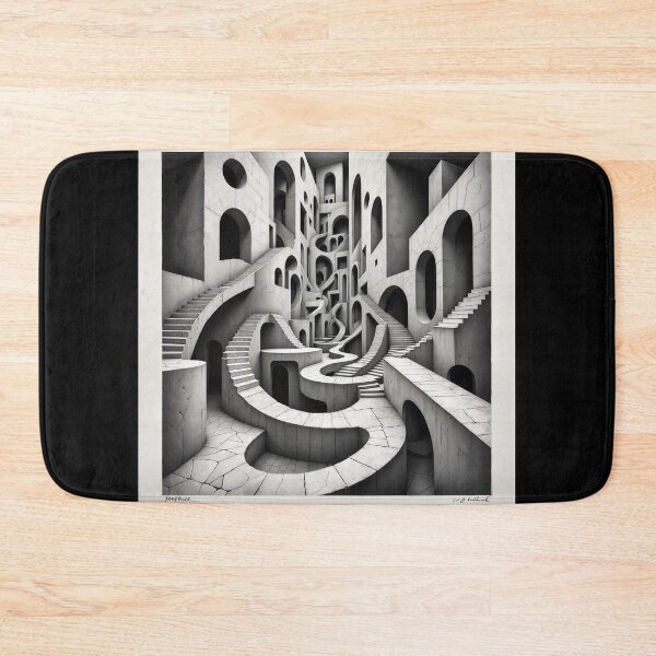 Item preview, Escher - Surreal Infinite World designed and sold by ArtVibesX.