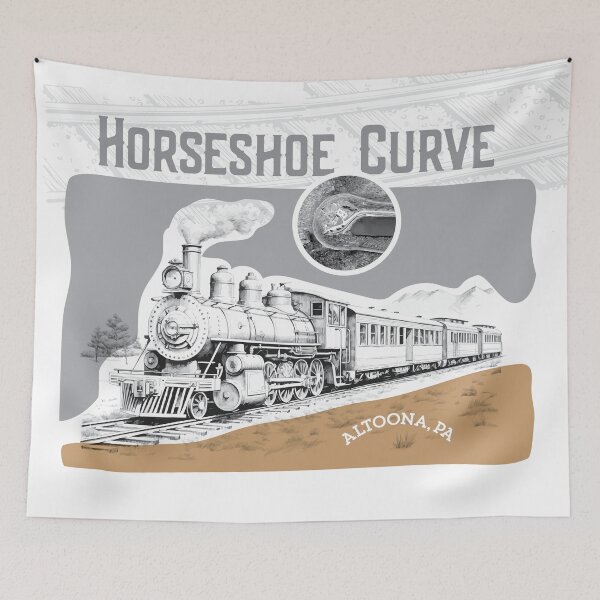 Item preview, Horseshoe Curve designed and sold by DesignHivery.
