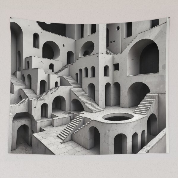 Item preview, Abstract Architectural Wonder designed and sold by ArtVibesX.