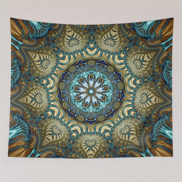Item preview, Aqua Mandala designed and sold by Deometry369.