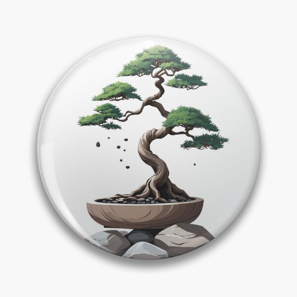 Artikelvorschau, Bonsai mit Meditationsthema - Zen-Steine und Weihrauch - Vektorgrafik entworfen und verkauft von kanjxtan.