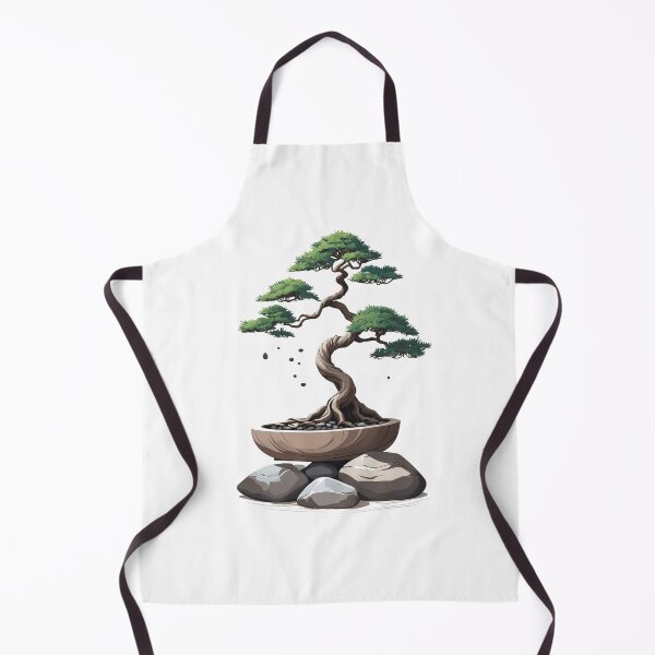 Artikelvorschau, Bonsai mit Meditationsthema - Zen-Steine und Weihrauch - Vektorgrafik entworfen und verkauft von kanjxtan.