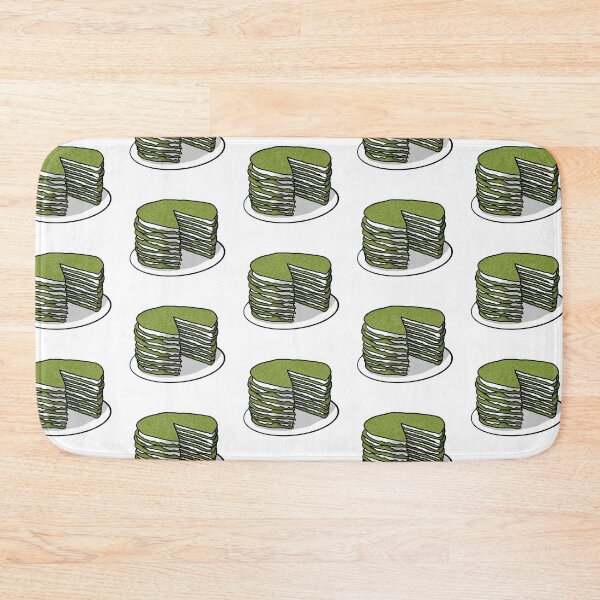 Item preview, Matcha Crepe Cake designed and sold by honeybeepaper.