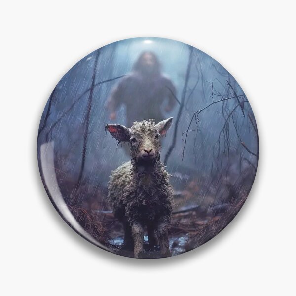 Item preview, Jesus running towards His sheep designed and sold by theblackstar55.