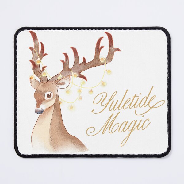 Item preview, Yuletide Magic Deer Patronus Reindeer Gold Holiday Lights designed and sold by Night Bloom Designs.