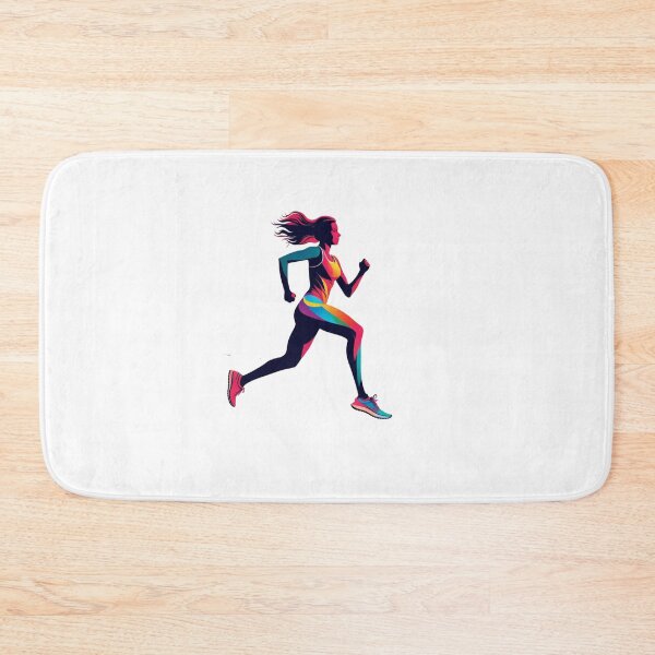 Item preview, Woman runner running watercolor designed and sold by SOUFIANE1991.