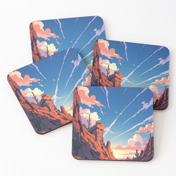 Item preview, Sunset sands a desert solitude designed and sold by MadeByHaresShop.