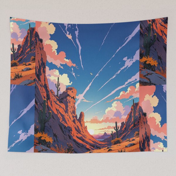 Item preview, Sunset sands a desert solitude designed and sold by MadeByHaresShop.