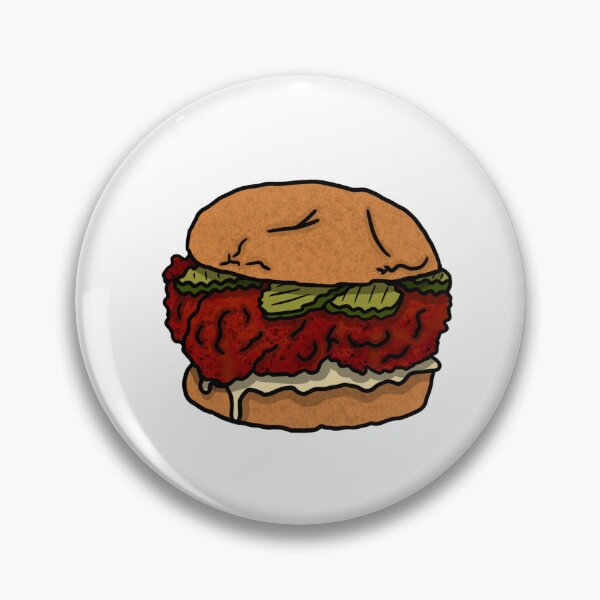 Item preview, Hot Chicken Sandwich designed and sold by honeybeepaper.