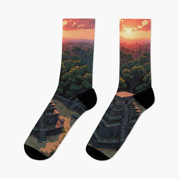 Item preview, Sunset serenity ancient temple complex amidst thai mountains designed and sold by MadeByHaresShop.