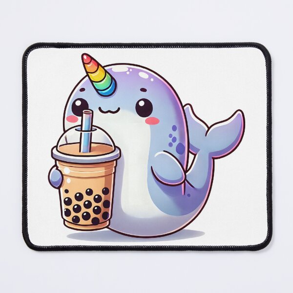 Item preview, Narwhal Sips: The Arctic's Bubbly Delight designed and sold by CyberPeakZ.