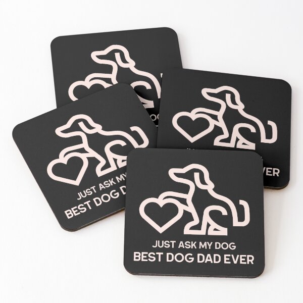 Item preview, Best Dog Dad Ever – Just Ask My Dog designed and sold by Luminou-Lens.