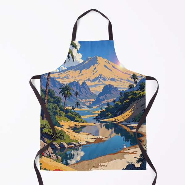 Item preview, Tranquil oasis a desert paradise amidst mountain majesty designed and sold by MadeByHaresShop.