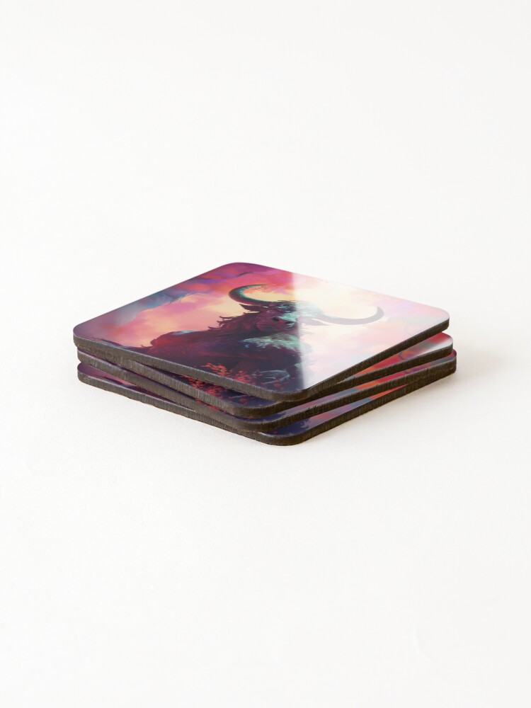 Thumbnail 4 of 5, Coasters (Set of 4), Minotaur designed and sold by Rtymer.