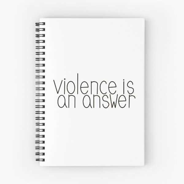 Item preview, Violence is an answer designed and sold by FloralsandBabes.