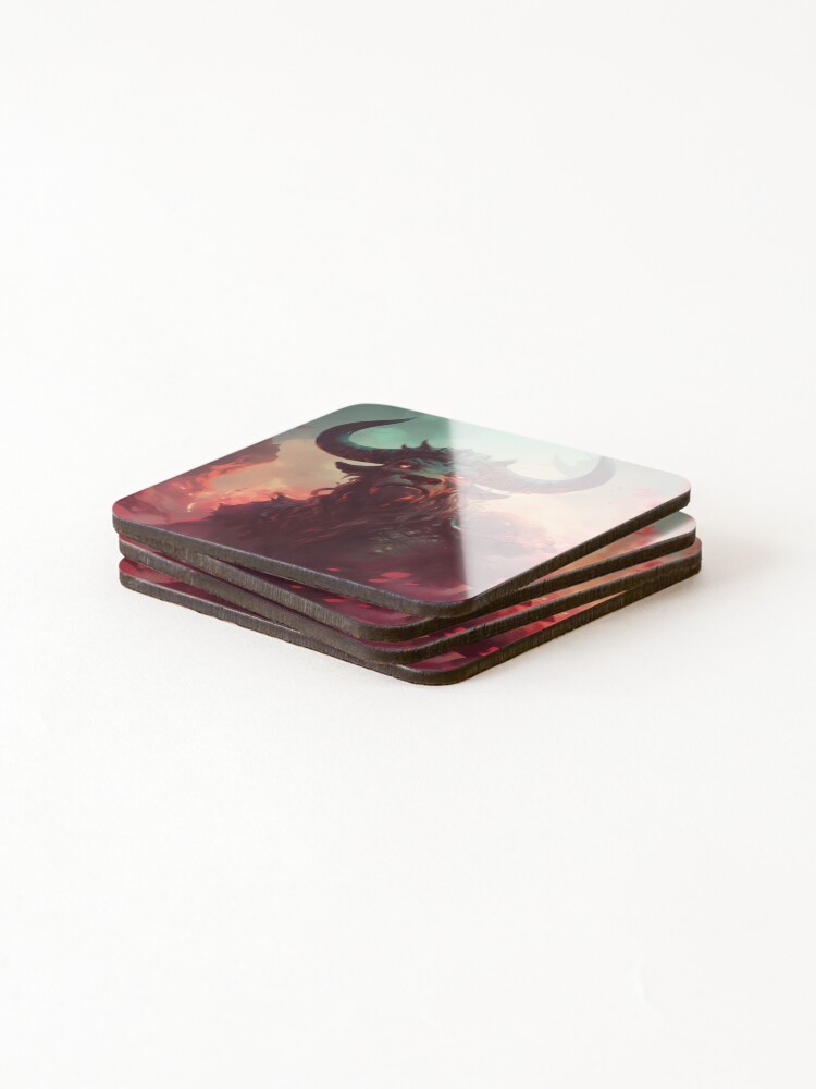 Thumbnail 4 of 5, Coasters (Set of 4), Minotaur designed and sold by Rtymer.